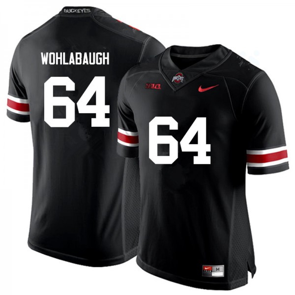 Ohio State Buckeyes #64 Jack Wohlabaugh Men Stitch Jersey Black OSU6430